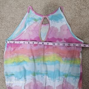 🌻3 for $25.     Girl's Colorful Romper Sz 14